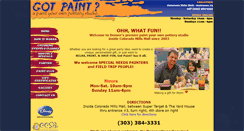 Desktop Screenshot of gotpaintstudio.com